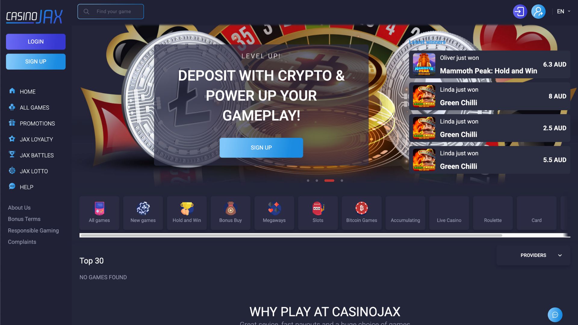 Casino Jax screenshots