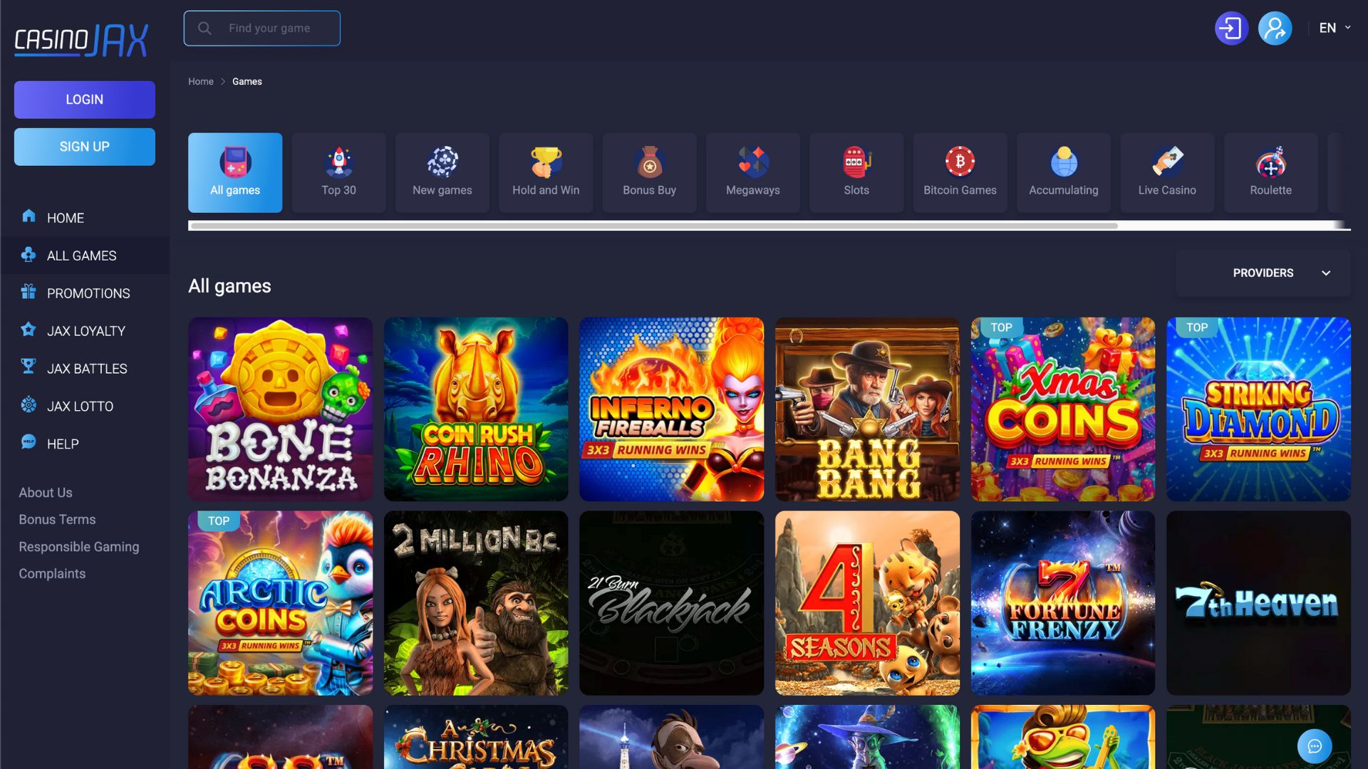 Casino Jax screenshots