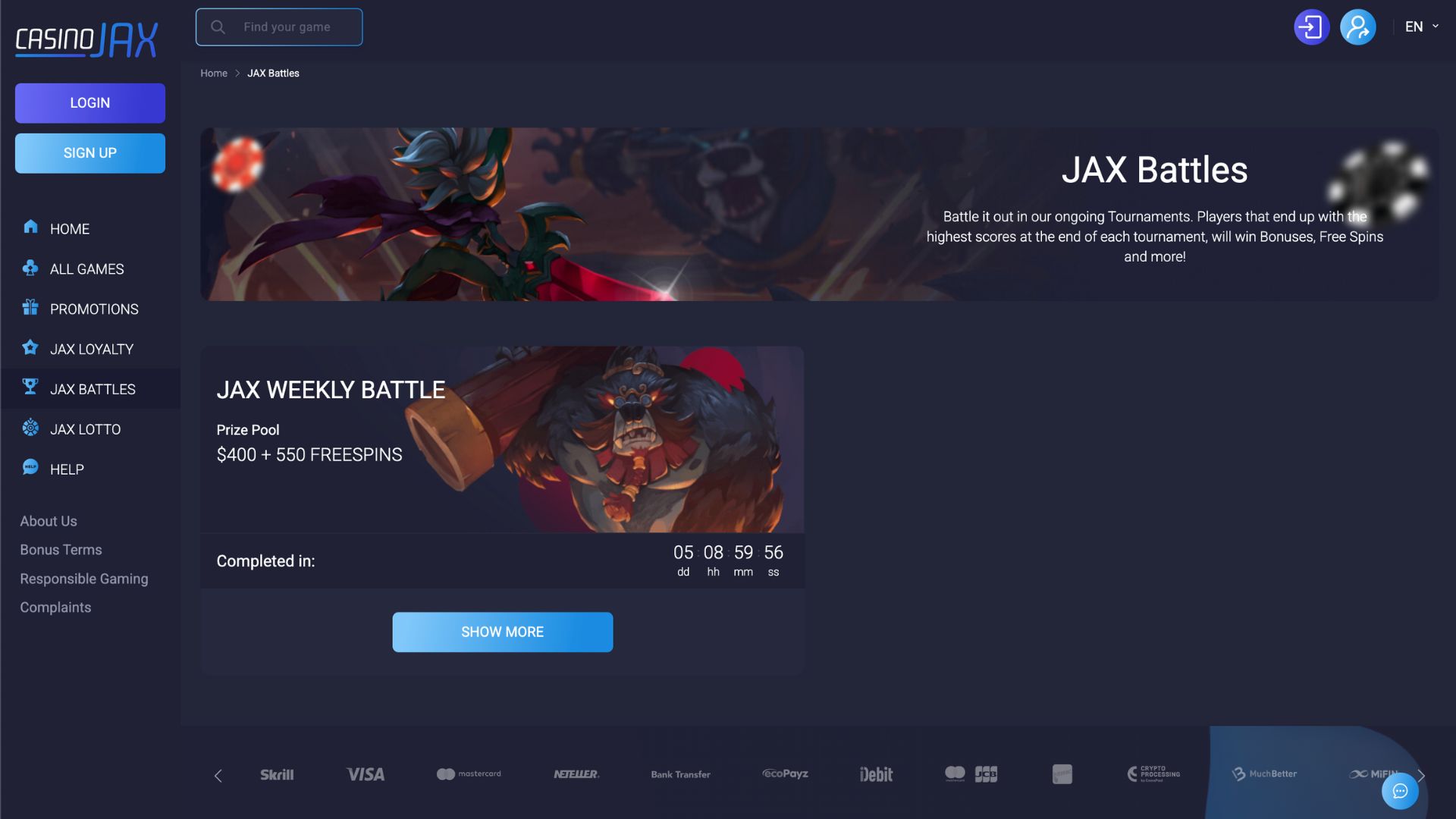 Casino Jax screenshots