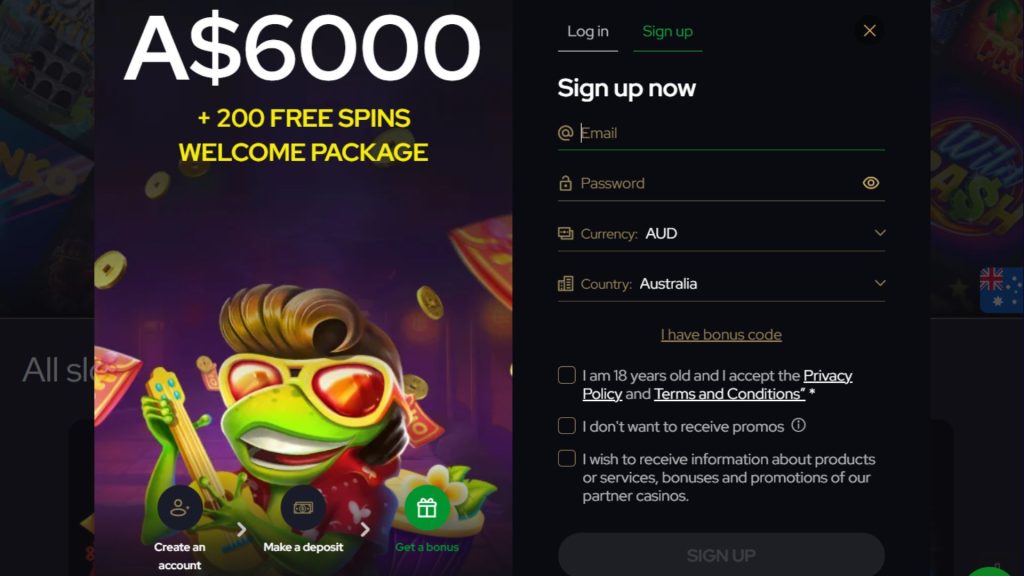 Katsubet signup