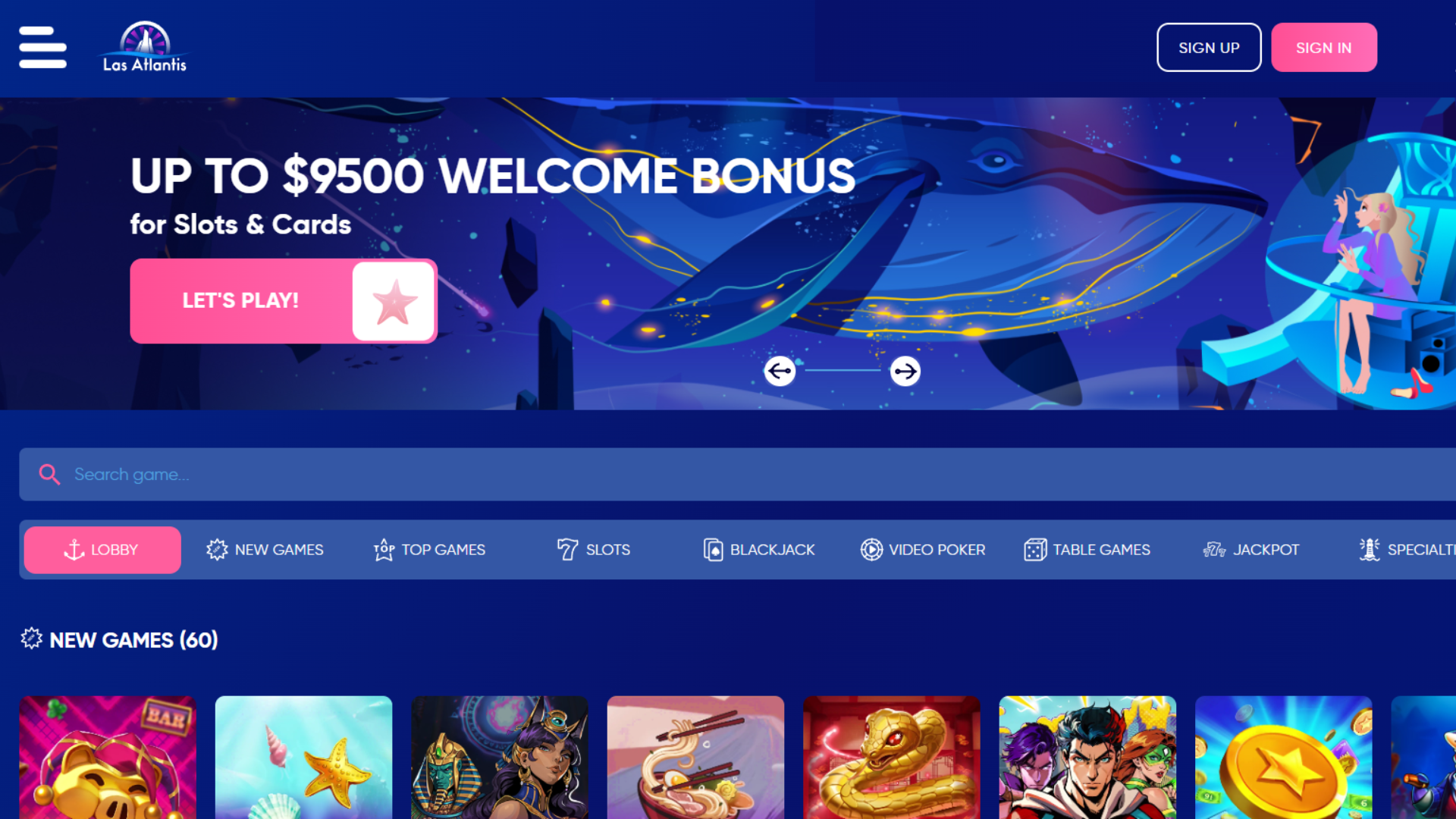Las Atlantis Homepage