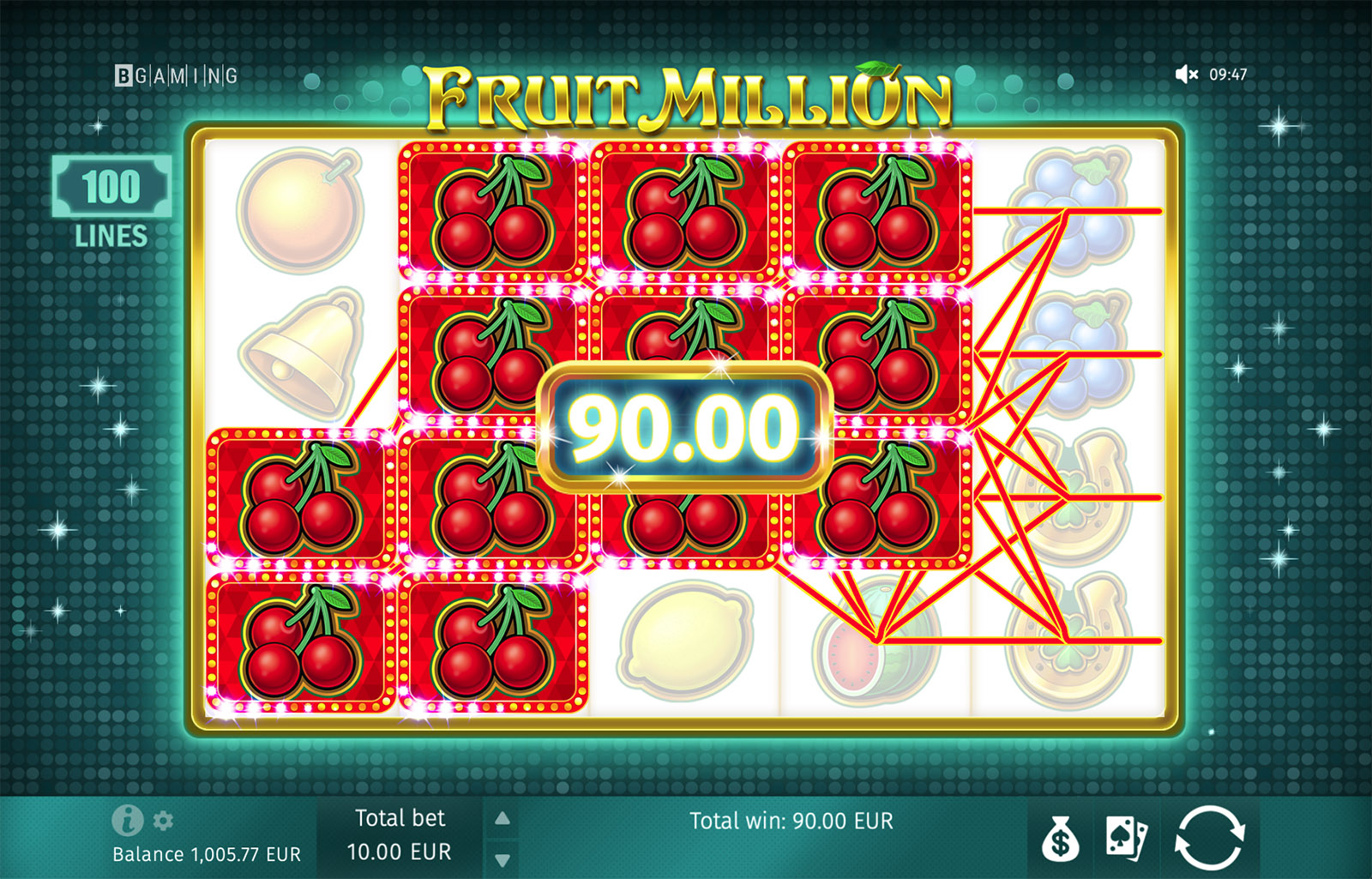 Fruit Million cherry win