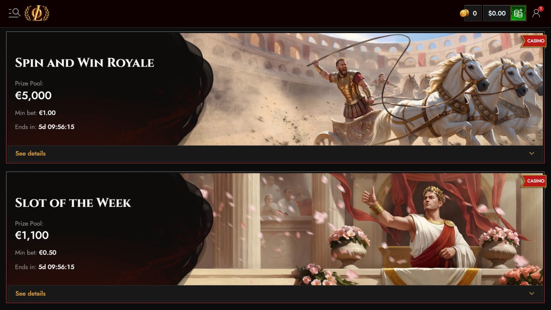 Legiano tournaments