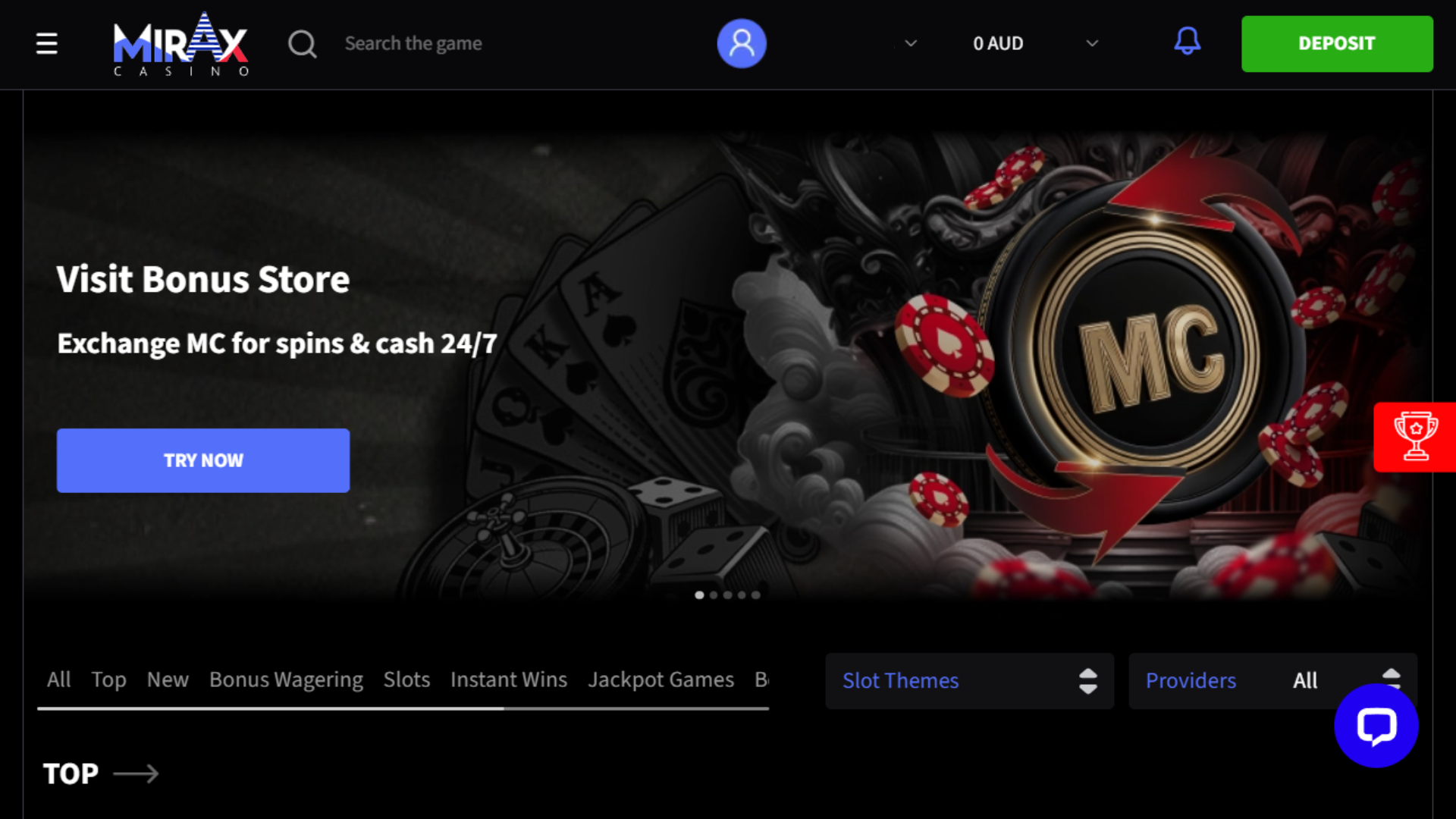Mirax Homepage