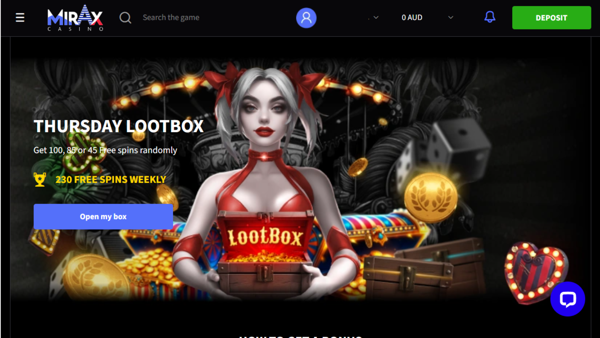 Mirax Lootbox promo