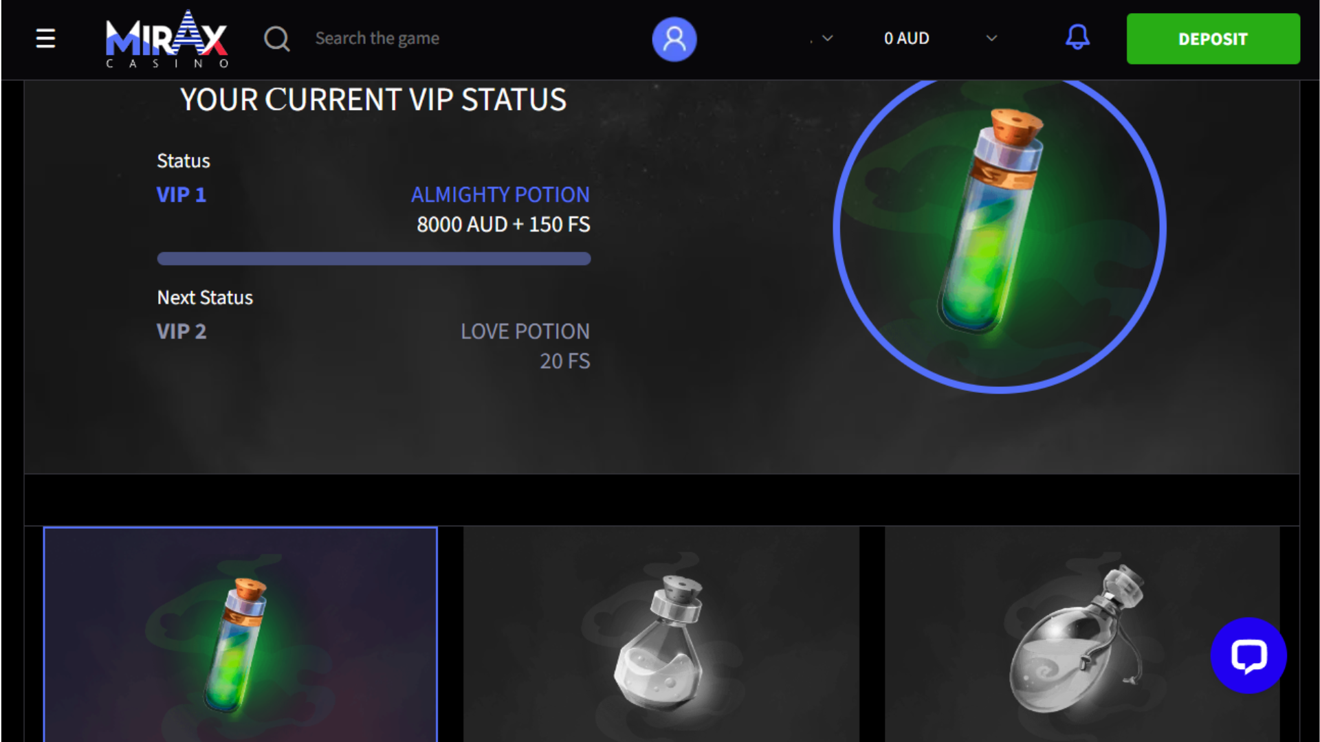 Mirax VIP Program