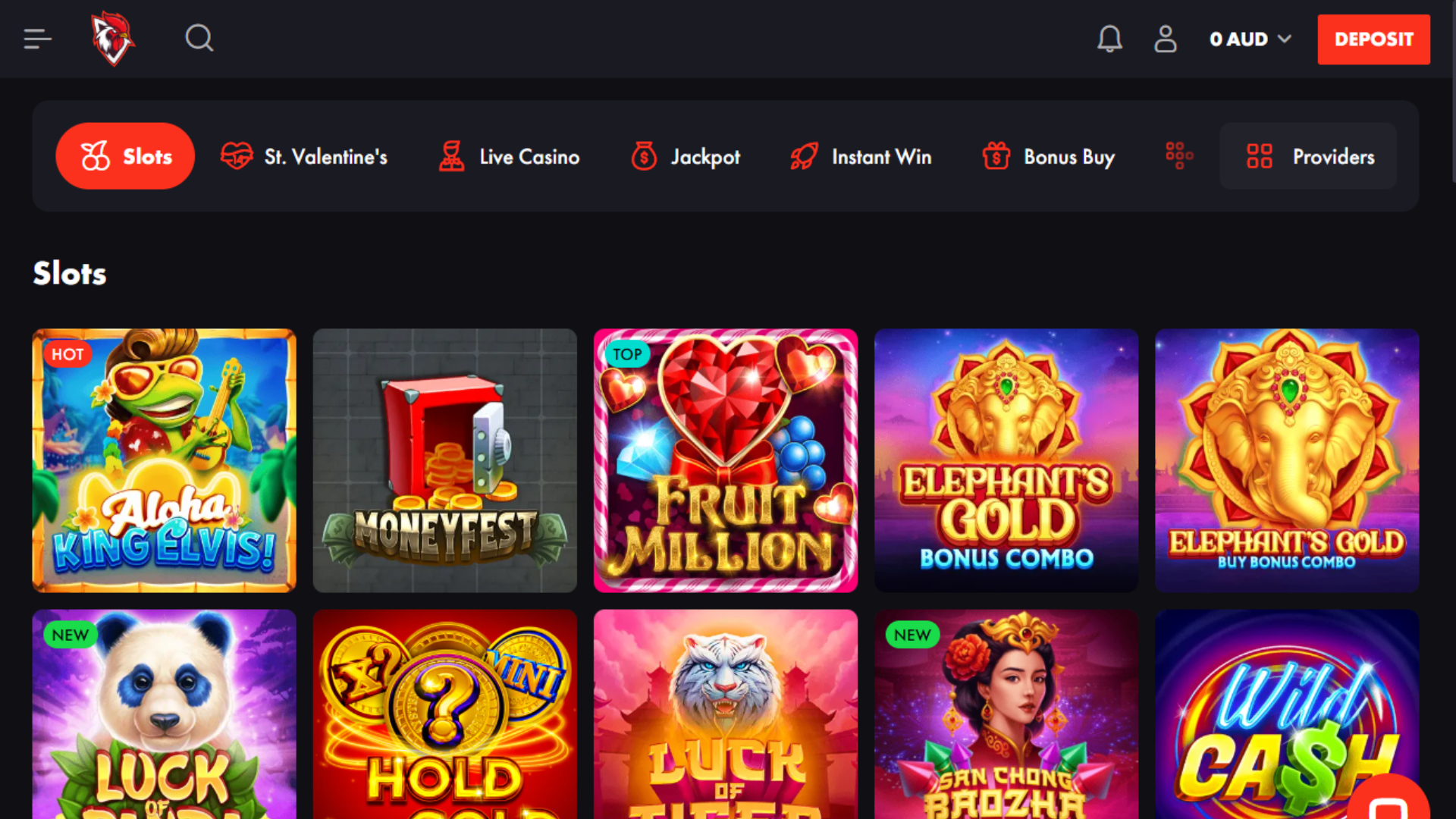Rooster Bet Slots