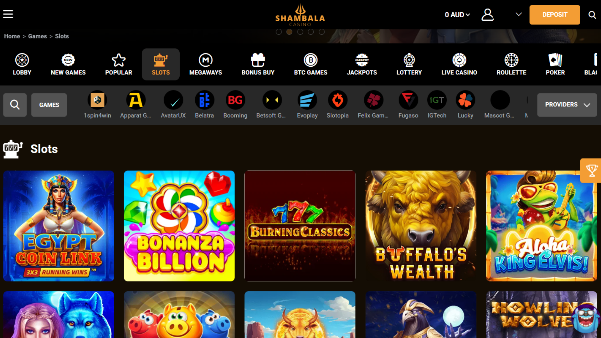 Shambala slots