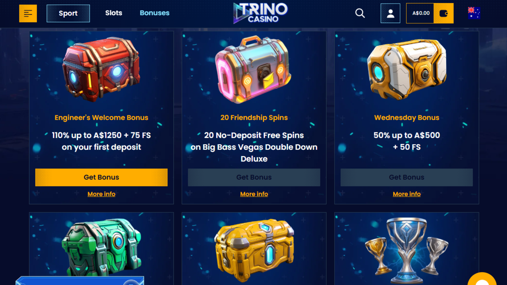 Trino bonuses