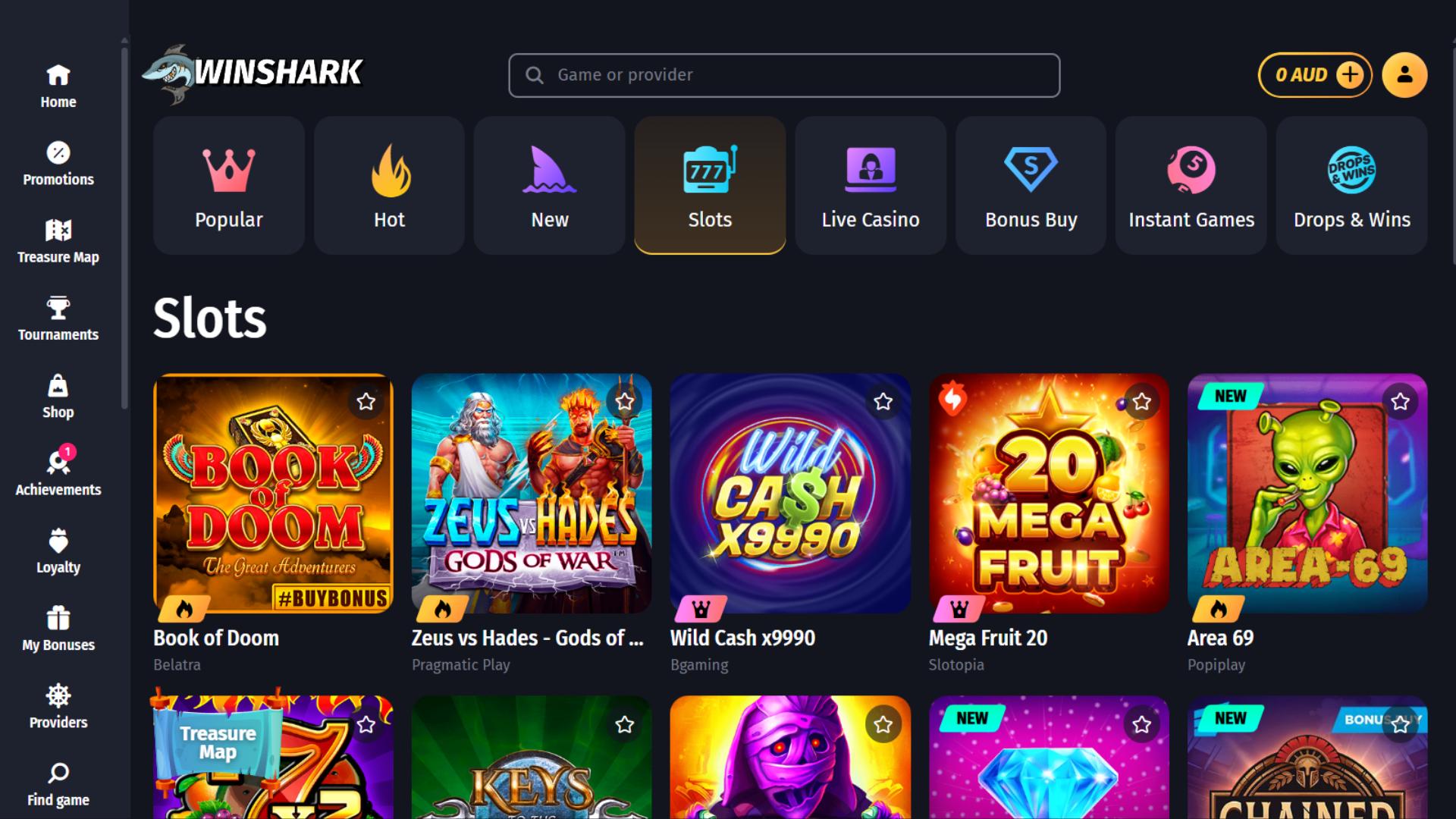 WinShark Pokies