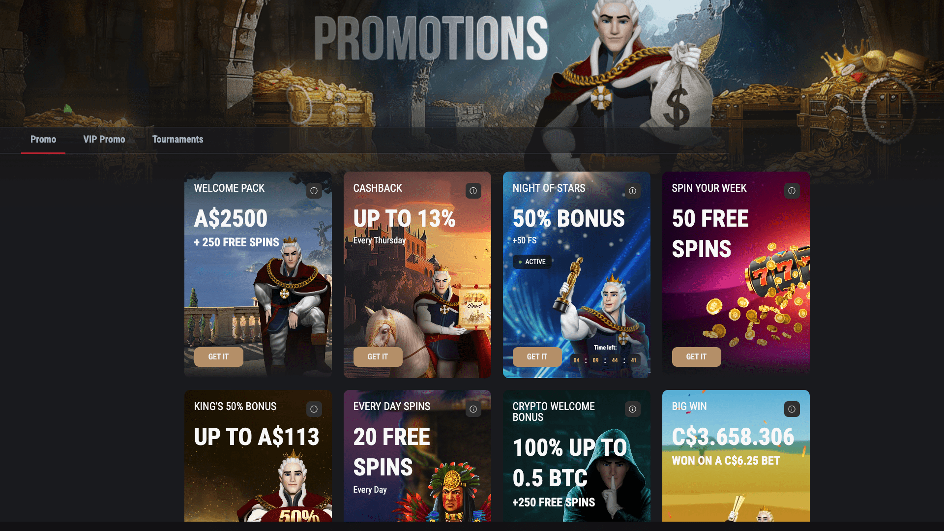 king-billy-promos