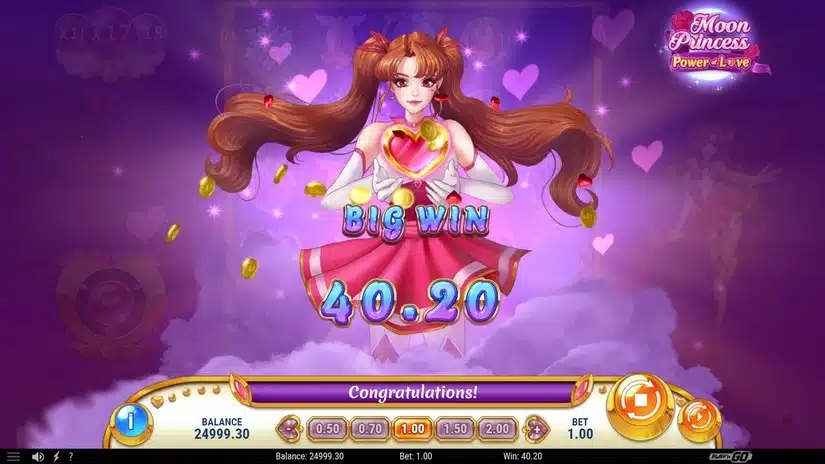moon princess power of love big win