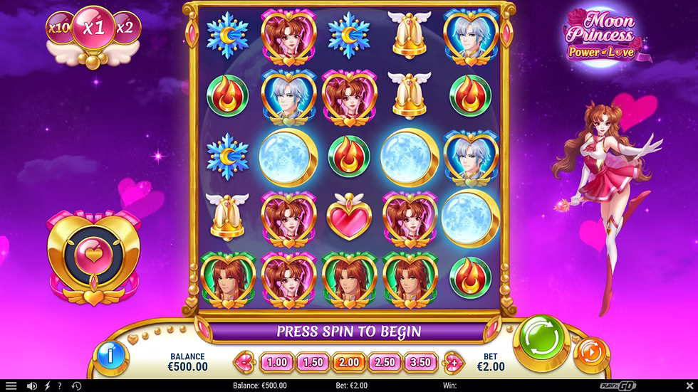 moon princess power of love gameplay