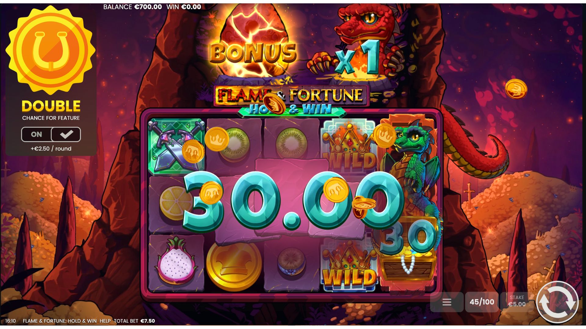 Flame & Fortune: Hold & Win pokie