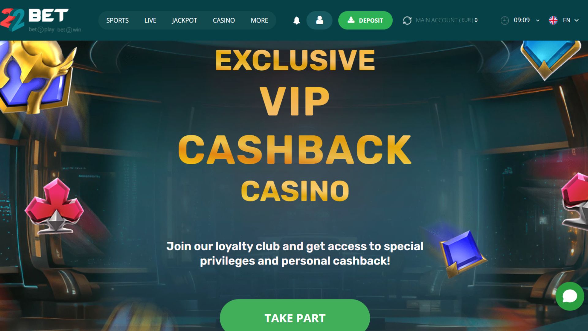 22bet VIP