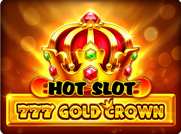 77 Gold Crown - Hot Slot Logo