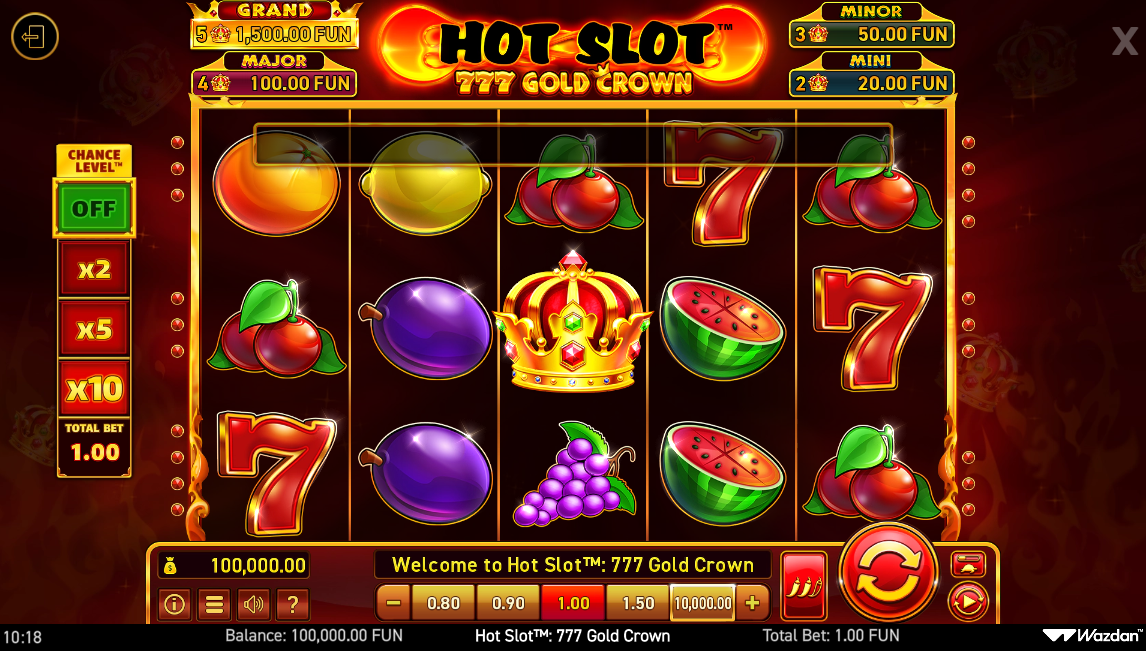 777 Gold Crown - Hot Slot