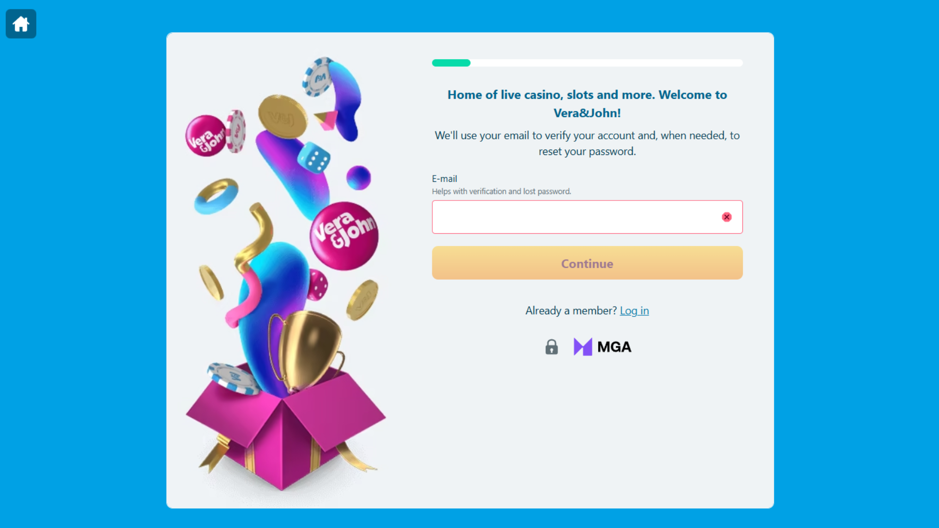 Vera&John Signup