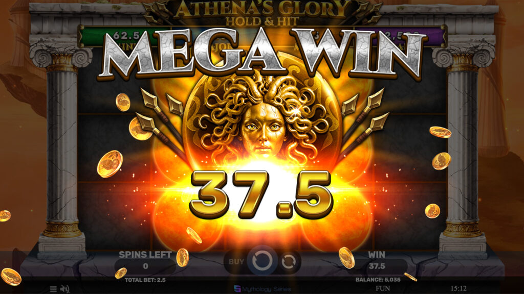 athena's glory hold and hit - mega win