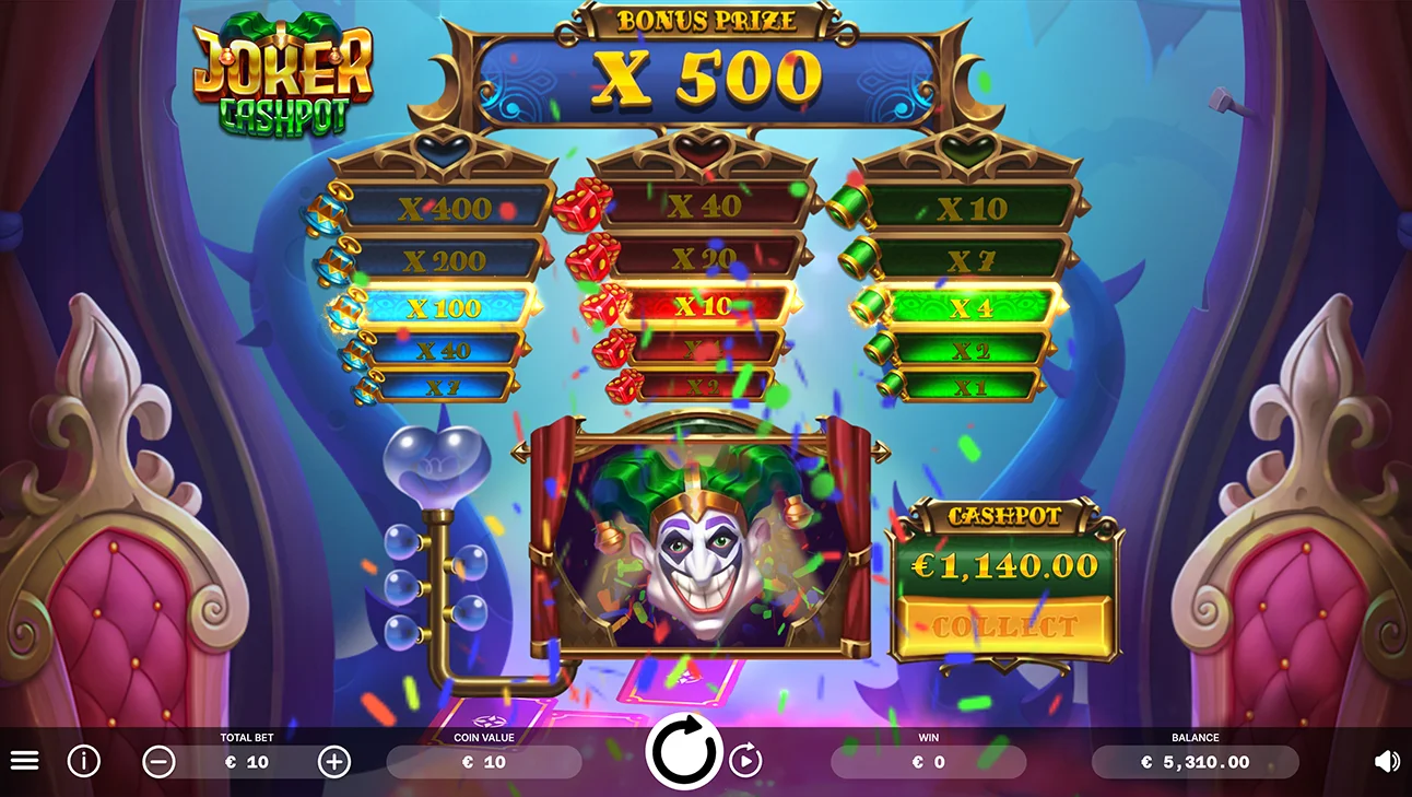 joker cashport - gameplay