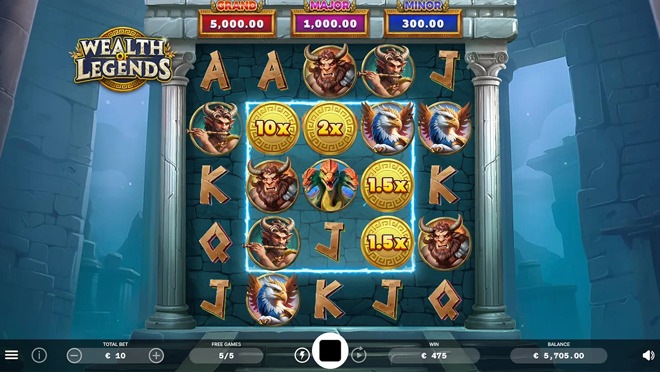 wealth of legends - multipliers