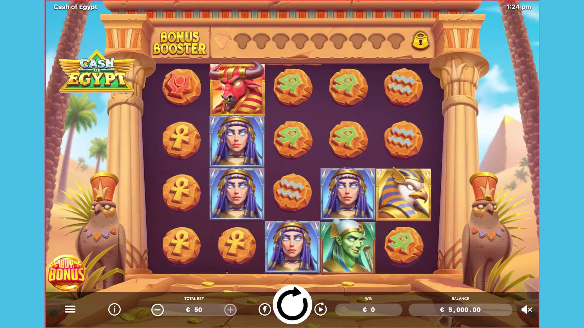 Cash of Egypt pokie screenshot