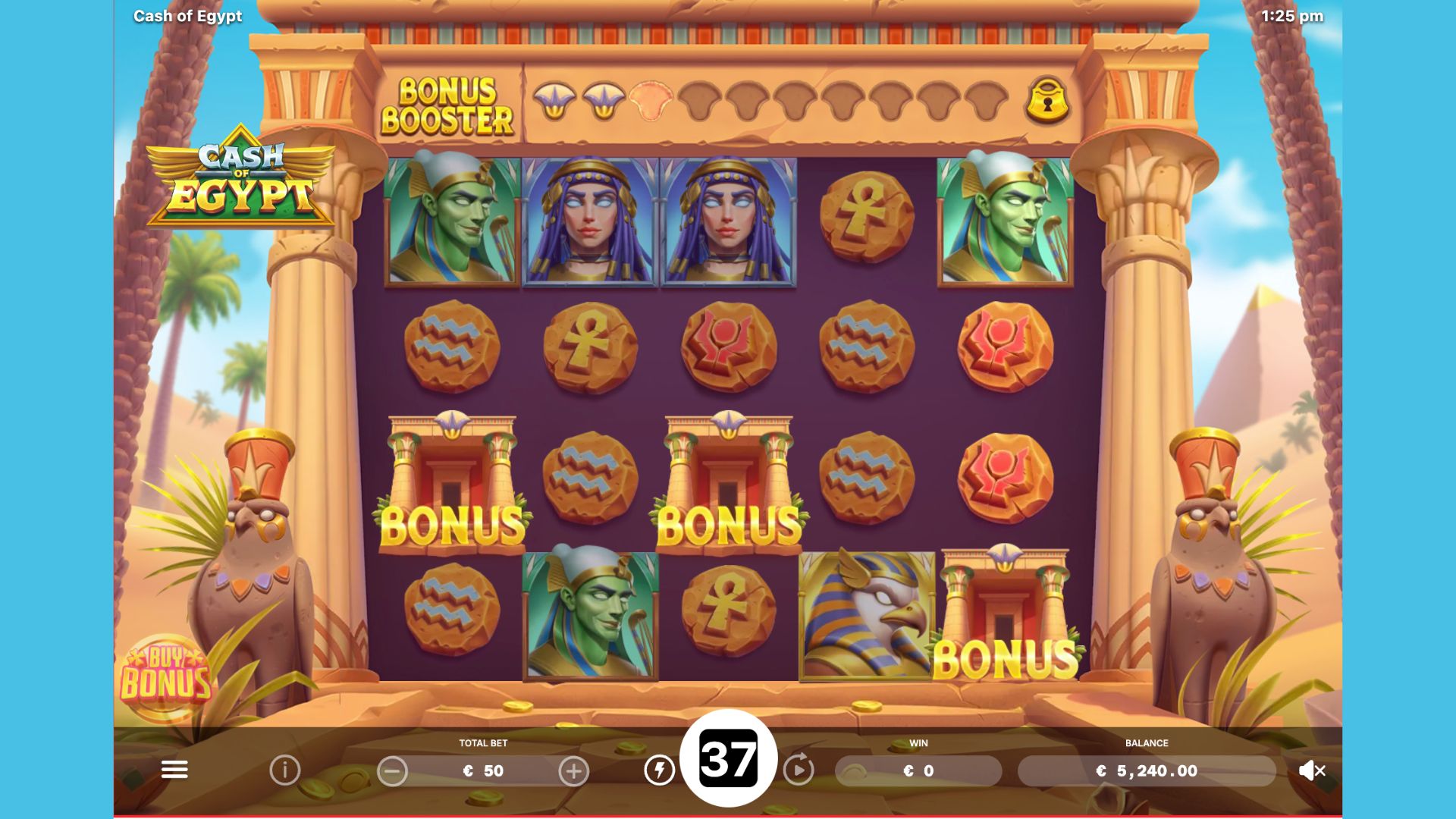 Cash of Egypt pokie screenshot