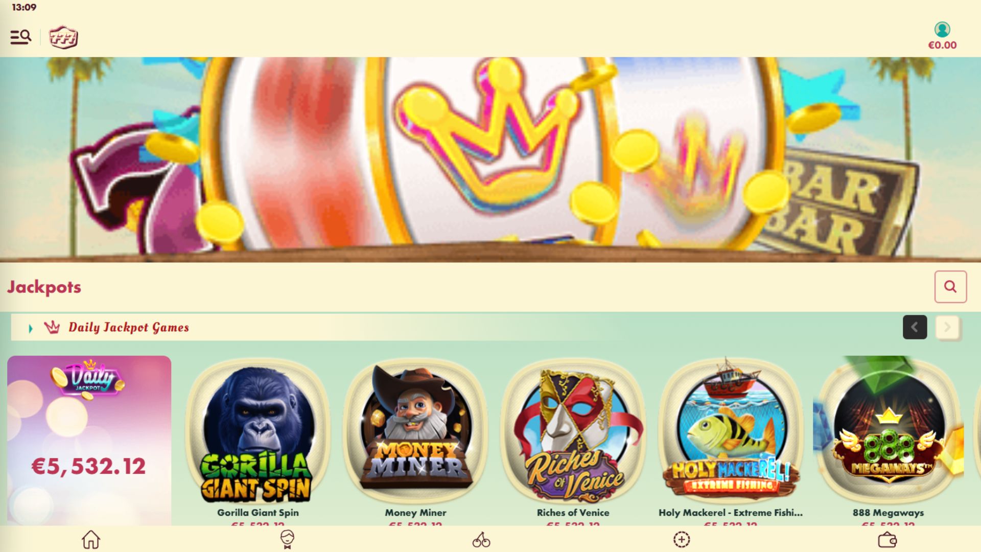 777 jackpots