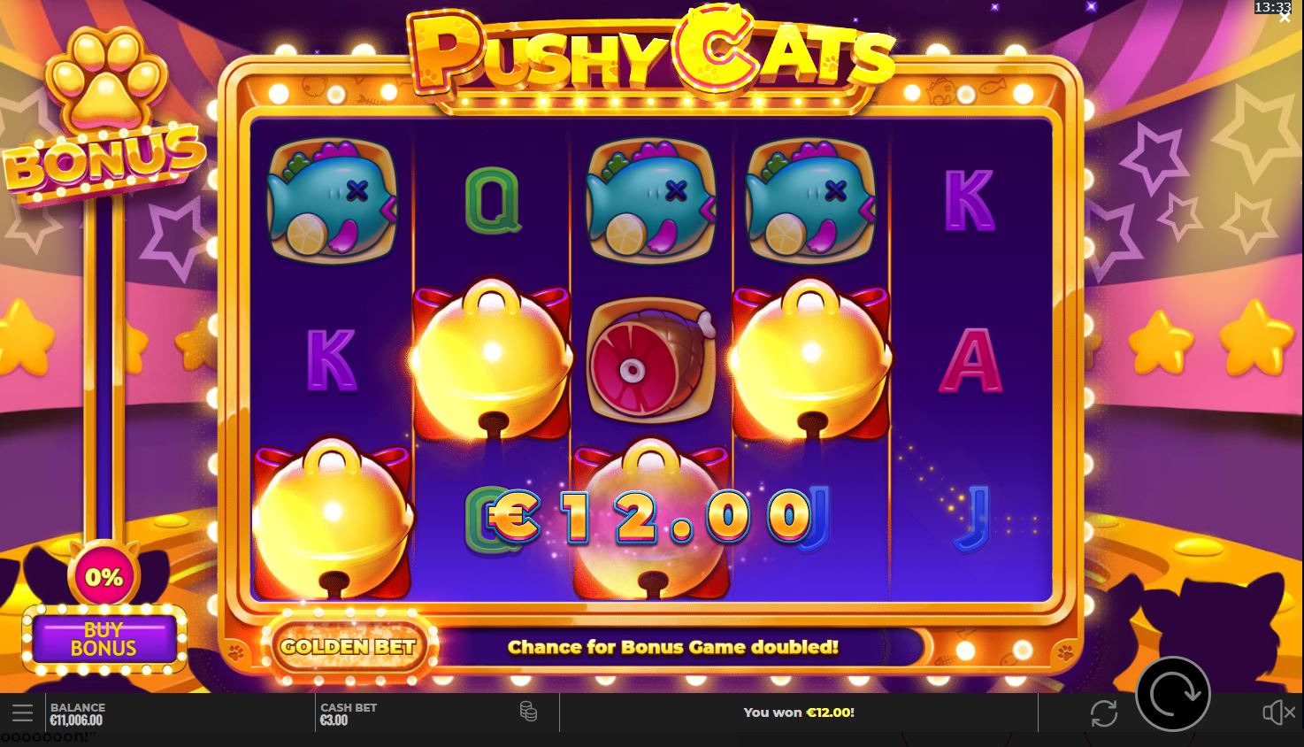 Pushy Cats - Win screen