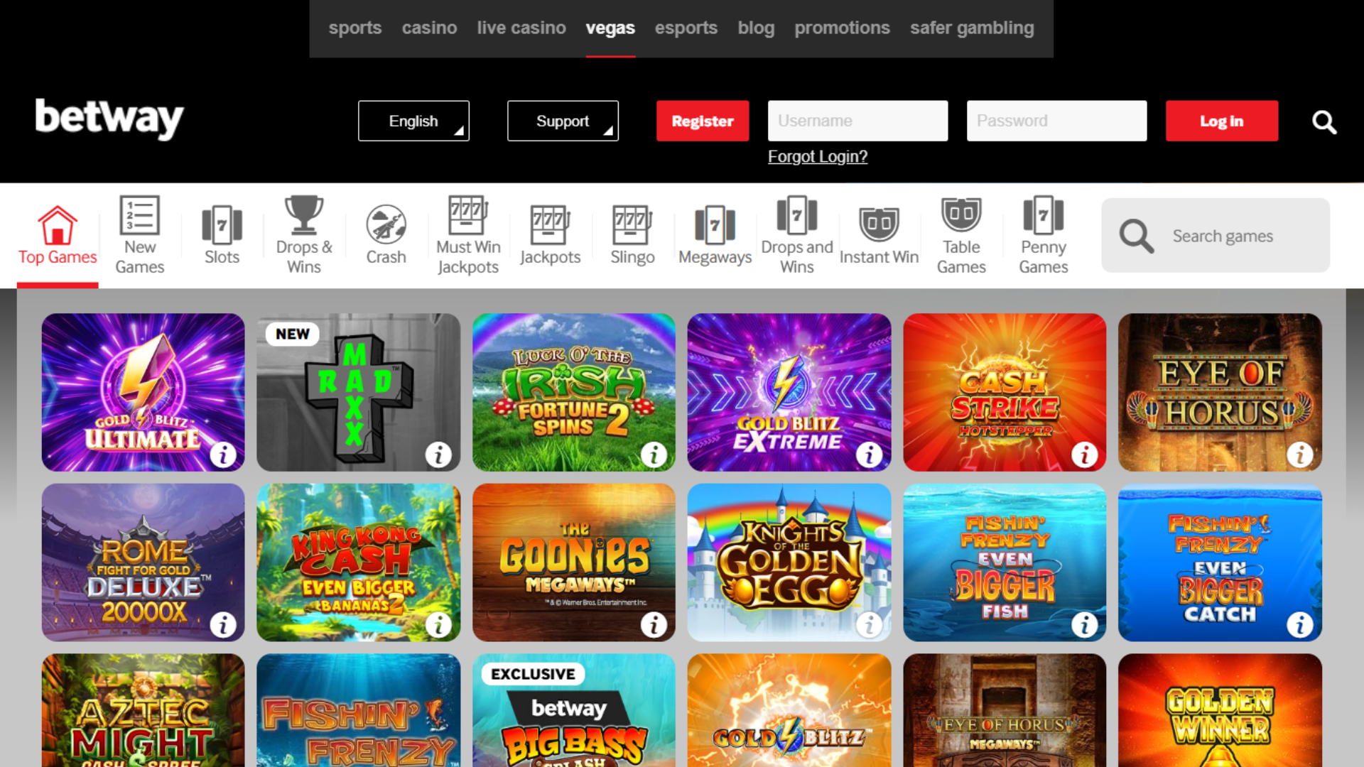 Betway vegas