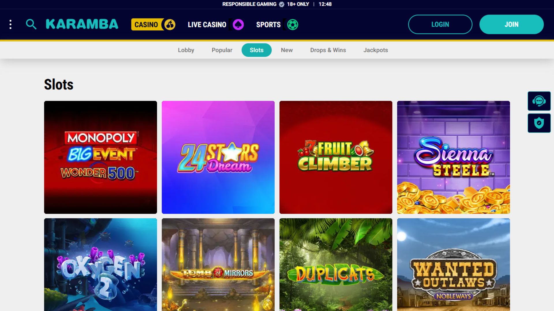 Karamba pokies