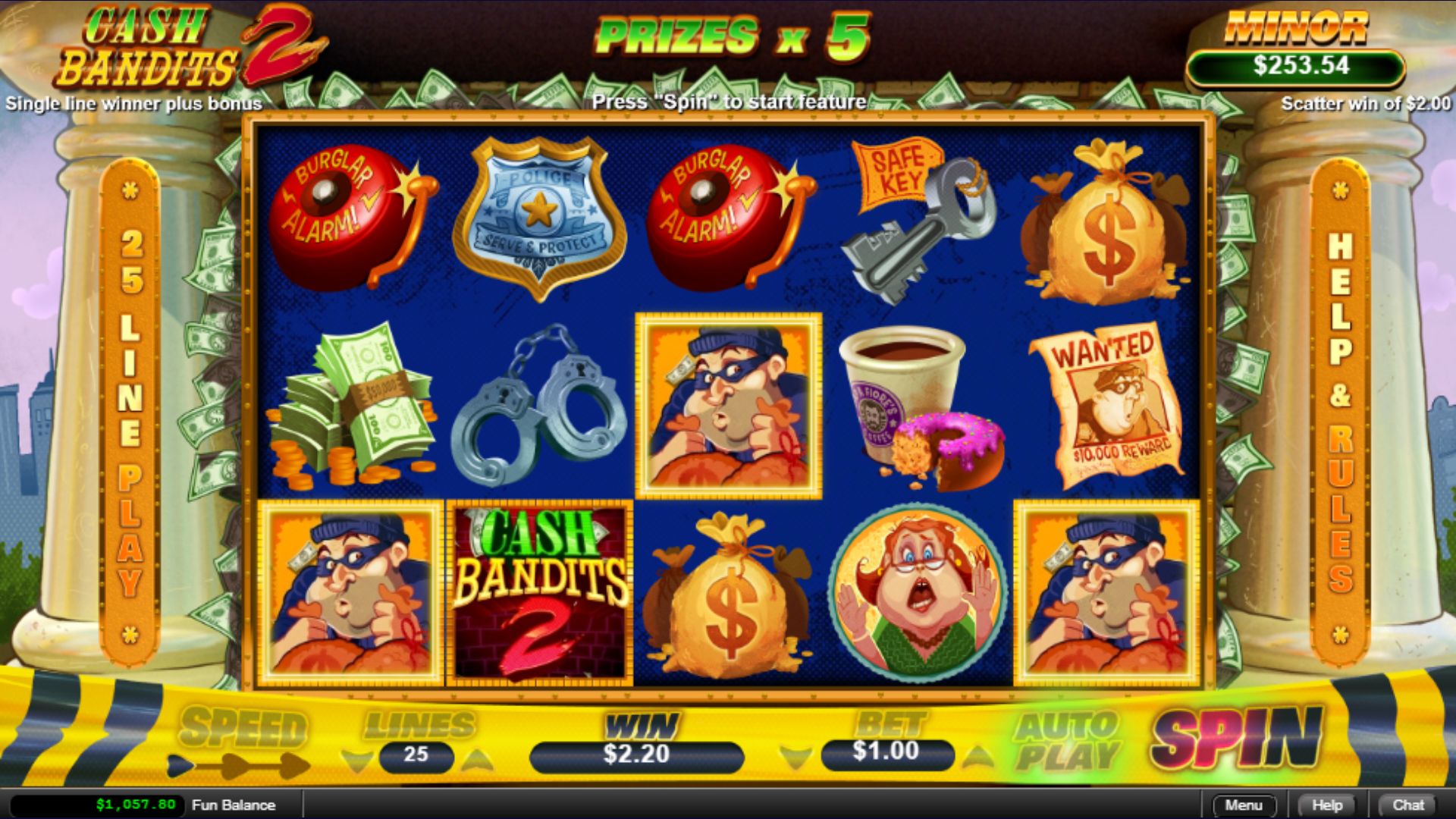 Cash Bandits gameplay