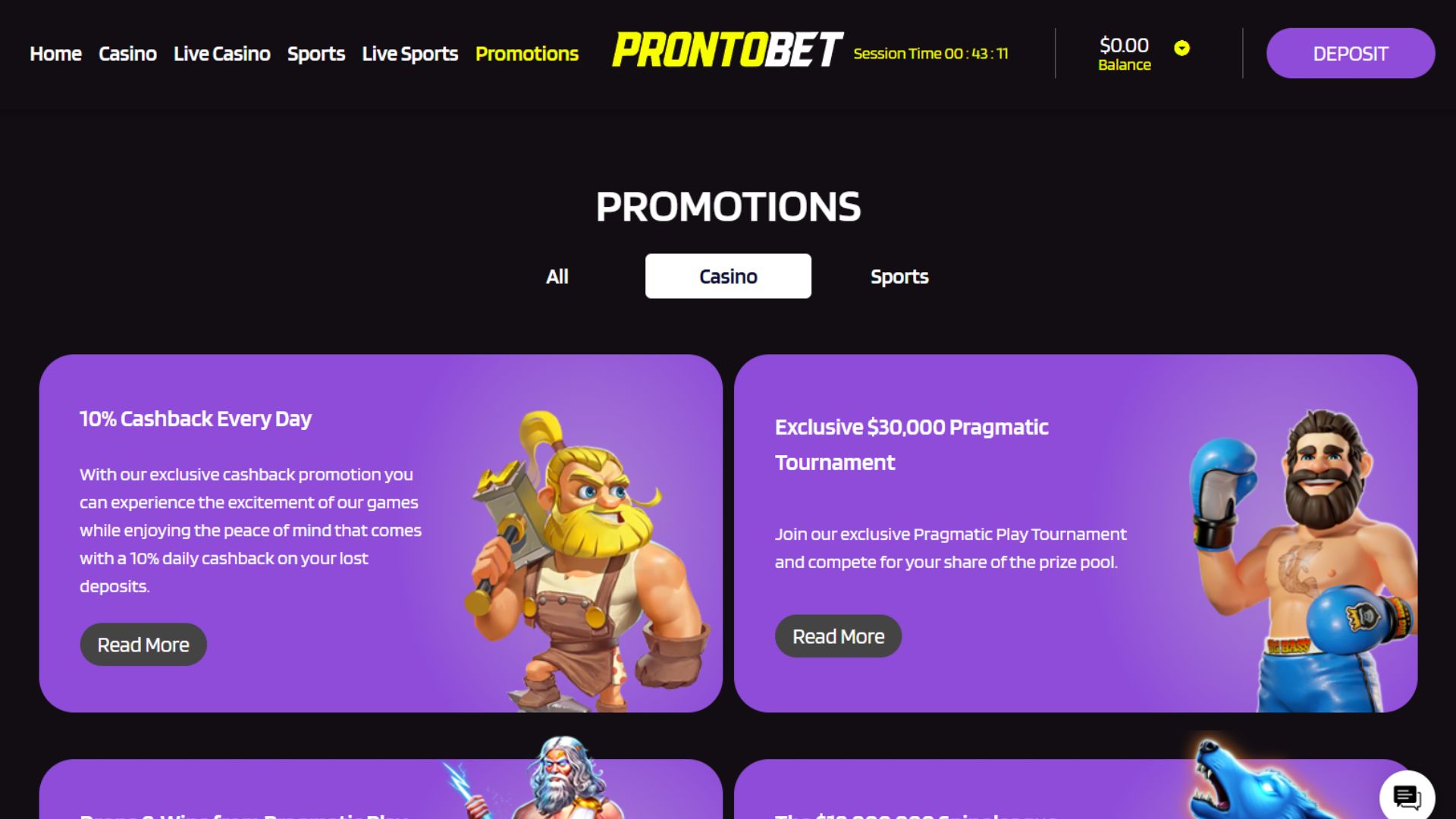 ProntoBet Casino