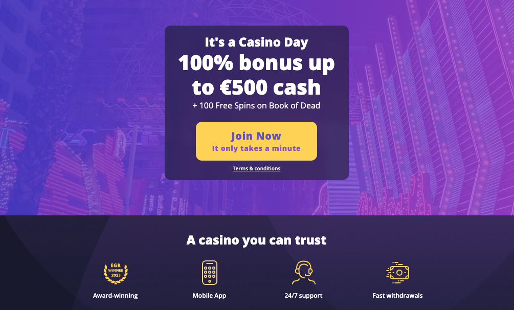 Casino Days Home