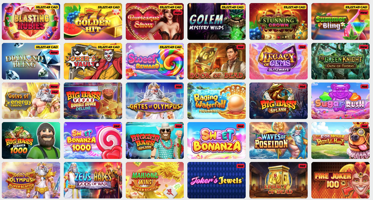 Energy Casino Games